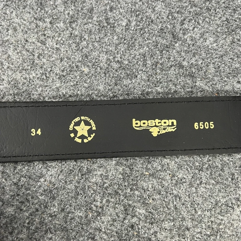 Boston Patent Leather Belt 6505 Mens 34